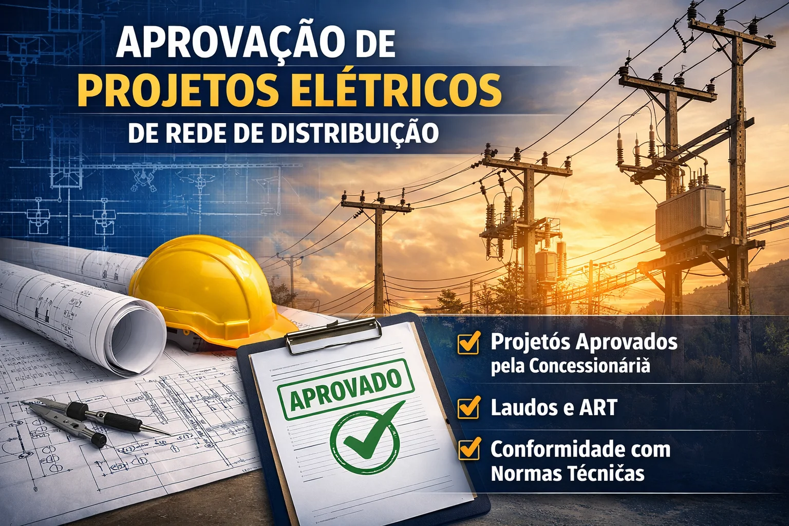 Aprovação de projetos elétricos para loteamentos — Zaupa Engenharia Elétrica, Oeste Paulista SP
